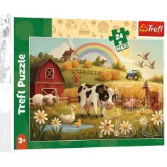 Animali della fattoria 24 pezzi Maxi puzzle - Trefl immagine 1