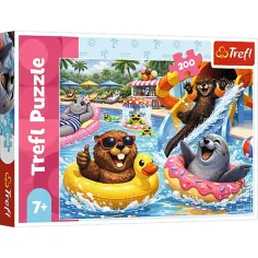 Animali in vacanza puzzle da 200 pezzi - Trefl immagine 1