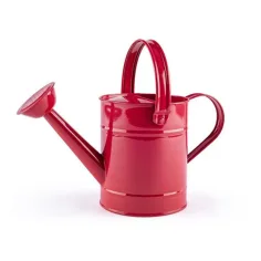 Annaffiatoio in metallo retro rosso - Woodyland