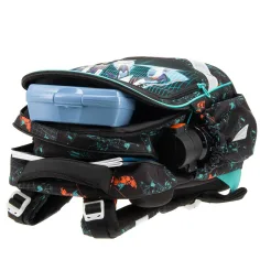 Ars Una: A.R.M.S. zaino scolastico anatomico con stampa di robot, 33×43×22 cm immagine 5