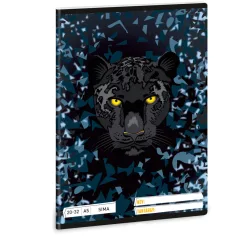 Ars Una: Black Panther A/5 quaderno liscio 20-32 immagine 1