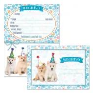 Ars Una: Invito per festa con cagnolini con busta, confezione da 10 pezzi