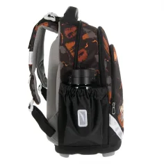 Ars Una: zaino scolastico anatomico "Wild in the Dark" con leone, 33×42×21 cm immagine 2