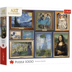 Art Collection: Collezione di capolavori d'arte puzzle da 1000 pezzi - Trefl immagine 1