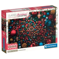 Atmosfera natalizia puzzle impossibile da 1000 pezzi con poster - Clementoni
