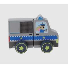 Auto della polizia magnetico Fa Tiny Tails - Trefl immagine 2
