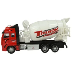 Auto in lega: Camion betoniere con ruote a sbalzo con luce e suono in due varianti 19cm 1pz immagine 3