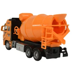 Auto in lega: Camion betoniere con ruote a sbalzo con luce e suono in due varianti 19cm 1pz immagine 9