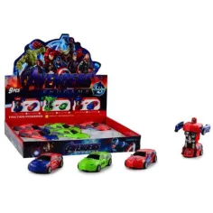 Auto trasformabile degli Avengers con luce in diverse varianti 1 pezzo