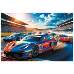 Auto veloci sulla pista - puzzle da 100 pezzi - Trefl immagine 2