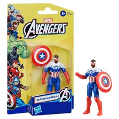 Avengers: figura di Captain America 10cm (Sam Wilson x Falcon appearance) - Hasbro