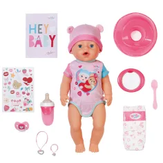 Baby Born: Emma set di bambola interattiva con accessori 43 cm - Zapf Creation immagine 4