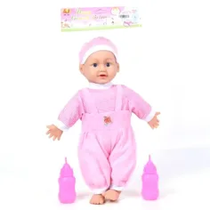 Bambola di pezza alimentabile con accessori, effetti sonori 21cm