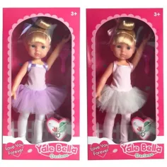 Bambola ballerina in due varianti con accessorio