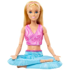 Barbie: Bambola yoga flessibile con capelli biondi - Mattel Unico immagine 4