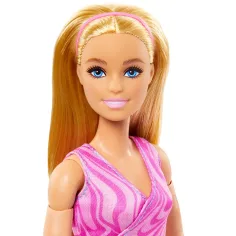 Barbie: Bambola yoga flessibile con capelli biondi - Mattel Unico immagine 5