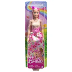 Barbie Dreamtopia: Bambola principessa in abito rosa con farfalle - Mattel immagine 6