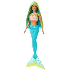 Barbie Dreamtopia: Bambola sirena con capelli blu e coda - Mattel immagine 2