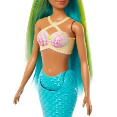 Barbie Dreamtopia: Bambola sirena con capelli blu e coda - Mattel immagine 4