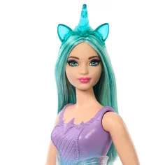 Barbie Dreamtopia: Bambola unicorno in abito blu-viola - Mattel immagine 3
