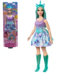 Barbie Dreamtopia: Bambola unicorno in abito blu-viola - Mattel
