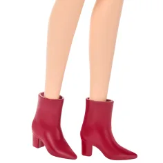 Barbie: Fashionista Amiche bambola di moda stilosa con capelli castani in abito leopardato – Mattel immagine 4