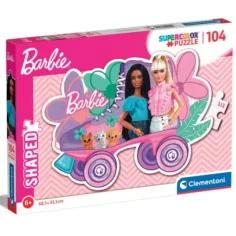 Barbie pattinaggio a rotelle puzzle da 104 pezzi - Clementoni