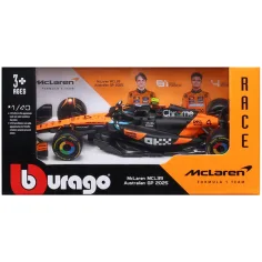 Bburago: McLaren MCL39 F1 (2025) auto da corsa modello in metallo 1/43 (Lando Norris #4) immagine 1