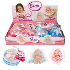 BEAU Baby bambola da sogno sorpresa in una sfera in due varianti 8,5 cm 1 pz