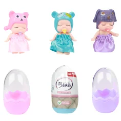 BEAU Baby bambola sorpresa Sogno dolce nell'uovo, in diverse varianti, 8 cm, 1 pz