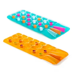 Bestway: Materassino gonfiabile colorato con bicchieri in vari colori 1 pz 173x64x16cm