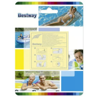 Bestway: Set di toppe di riparazione 6,5x6,5cm 10 pezzi