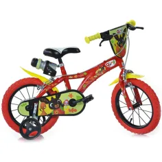 Bing bicicletta rossa per bambini di taglia 14 - Dino Bikes bicicletta