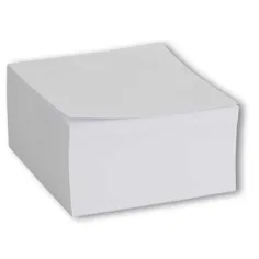 Blocco note a cubo 8,5x8,5x4cm 500 fogli bianco incollato