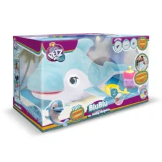 BluBlu delfino cucciolo interattivo di peluche