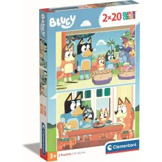 Bluey puzzle supercolor 2x20 pezzi - Clementoni