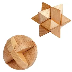 Brain Quest rompicapo in legno in diverse varianti 1pz immagine 5