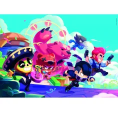 Brawl Stars Supereroi in azione puzzle da 180 pezzi con adesivo – Clementoni immagine 2