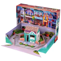 Brick Trick costruiamo con i mattoncini: Il mio città Clinica veterinaria 50 pezzi gioco di costruzione - Trefl immagine 2