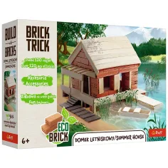 Brick Trick costruiamo con mattoncini: Casa estiva 120 pezzi gioco di costruzione - Trefl immagine 1