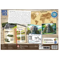 Brick Trick costruiamo con mattoncini: Piramide a gradoni 210 pezzi gioco di costruzione - Trefl immagine 2
