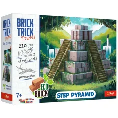 Brick Trick costruiamo con mattoncini: Piramide a gradoni 210 pezzi gioco di costruzione - Trefl immagine 1