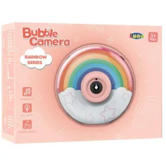 Bubble Camera: Macchina per bolle arcobaleno con luce e suono immagine 1