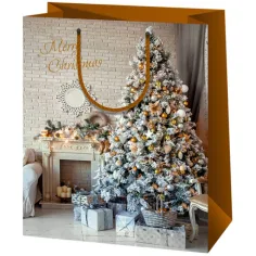 Buon Natale! borsa regalo gigante natalizia 40x20x56cm