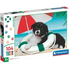 Cagnolino da sole puzzle Super Color 104 pezzi - Clementoni