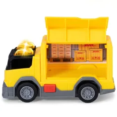 Camion per la consegna DHL con effetti luminosi e sonori 15 cm - Dickie Toys immagine 3