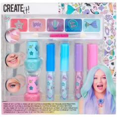 Canenco: Create It! Set di trucco sirena glitterato
