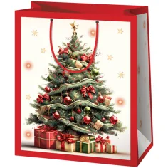 Cardex: Sacco regalo gigante con regali di Natale 33x15x44cm