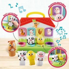 Carotina Baby: Gioco educativo di incastro con animali della fattoria - Lisciani immagine 3