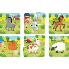 Carotina Baby: Puzzle degli animali della fattoria immagine 2